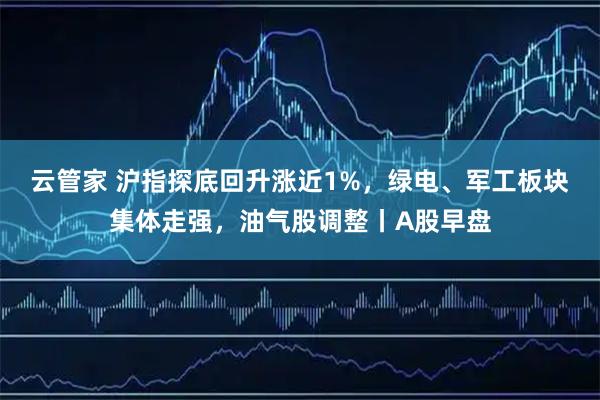 云管家 沪指探底回升涨近1%，绿电、军工板块集体走强，油气股调整丨A股早盘