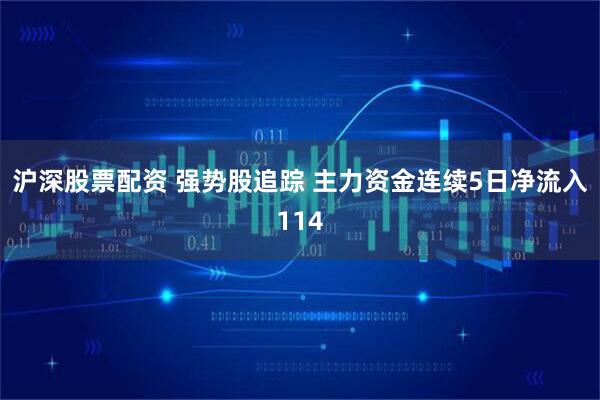 沪深股票配资 强势股追踪 主力资金连续5日净流入114