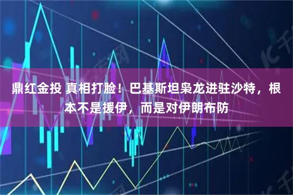 鼎红金投 真相打脸！巴基斯坦枭龙进驻沙特，根本不是援伊，而是对伊朗布防