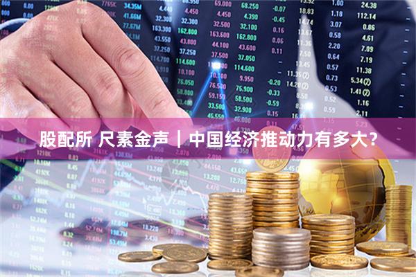 股配所 尺素金声｜中国经济推动力有多大？